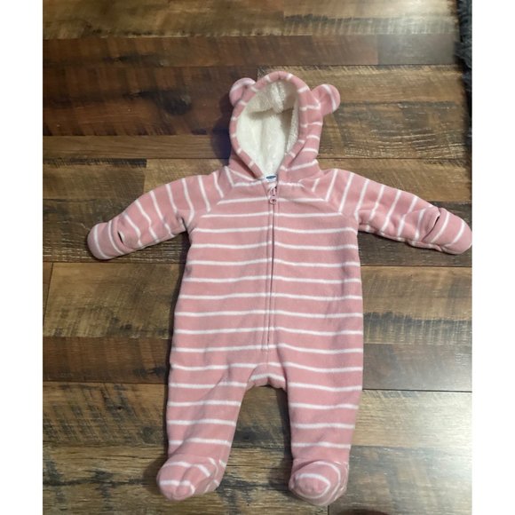 Baby‎ fleece snowsuit old navy - Picture 1 of 2